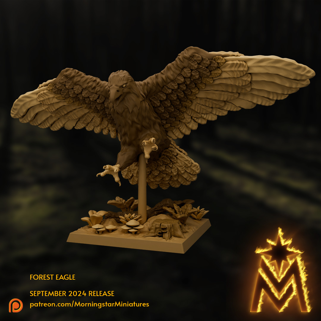 Forest Eagle | Presupported Miniature